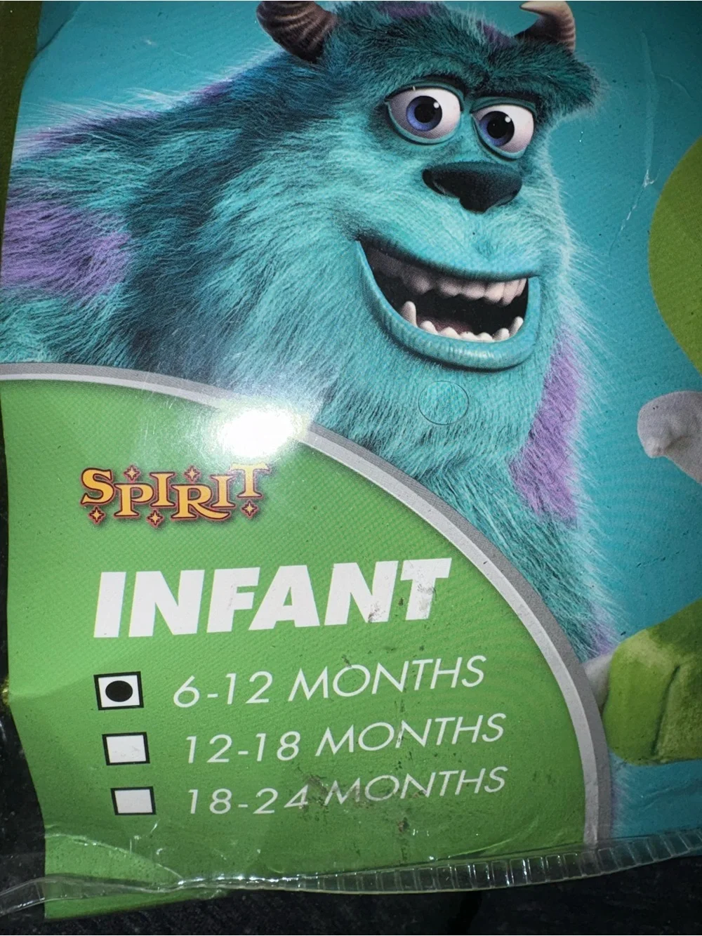 Spirit Mike Wazowski Green Infant Costume - Picture 7 of 9